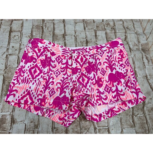 Lilly Pulitzer Liana Short Bright Pink Magenta Tons Of Fun Size 0 NWOT - Picture 1 of 5